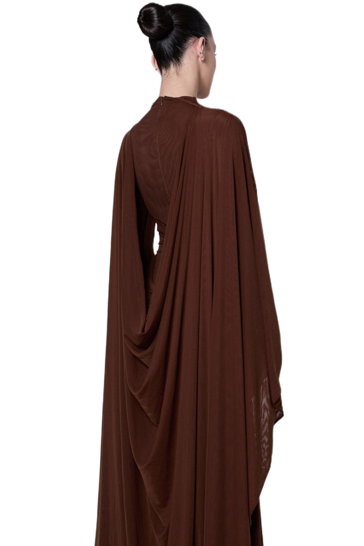Earth Muse Draped Gown