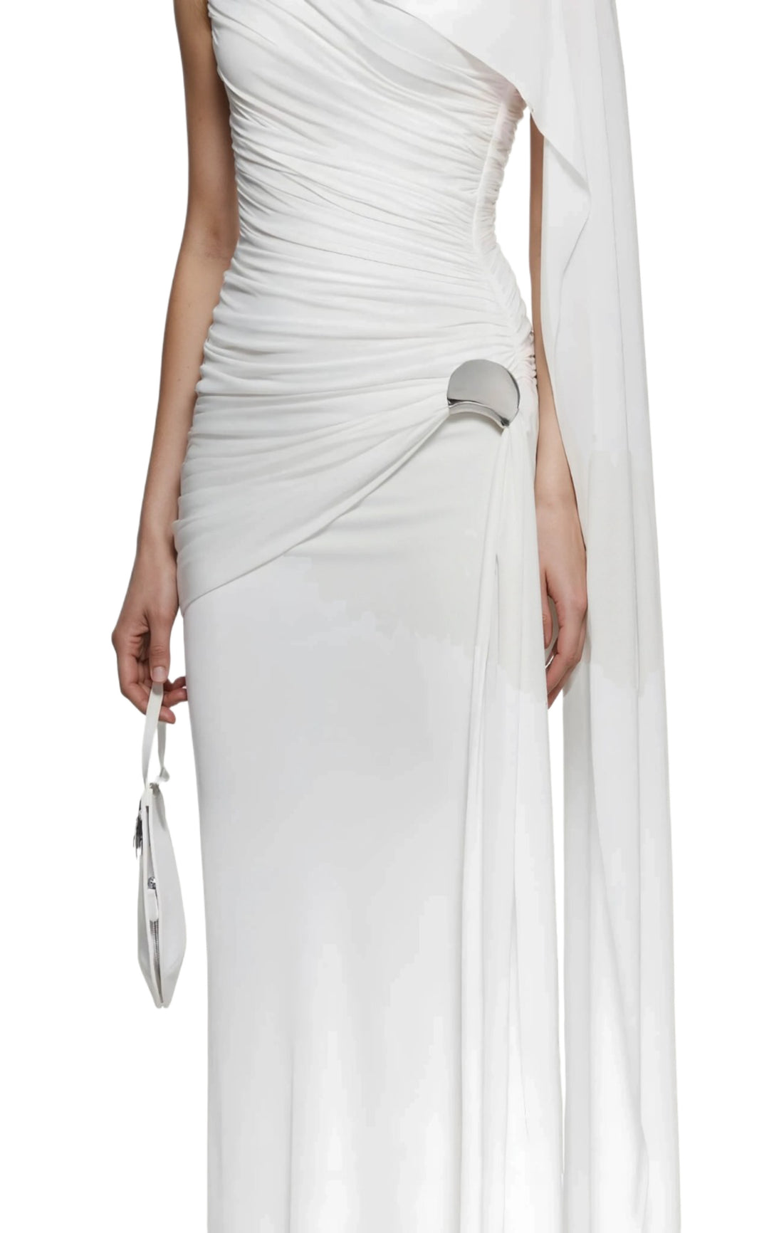 Alnilam Veil Draped Gown