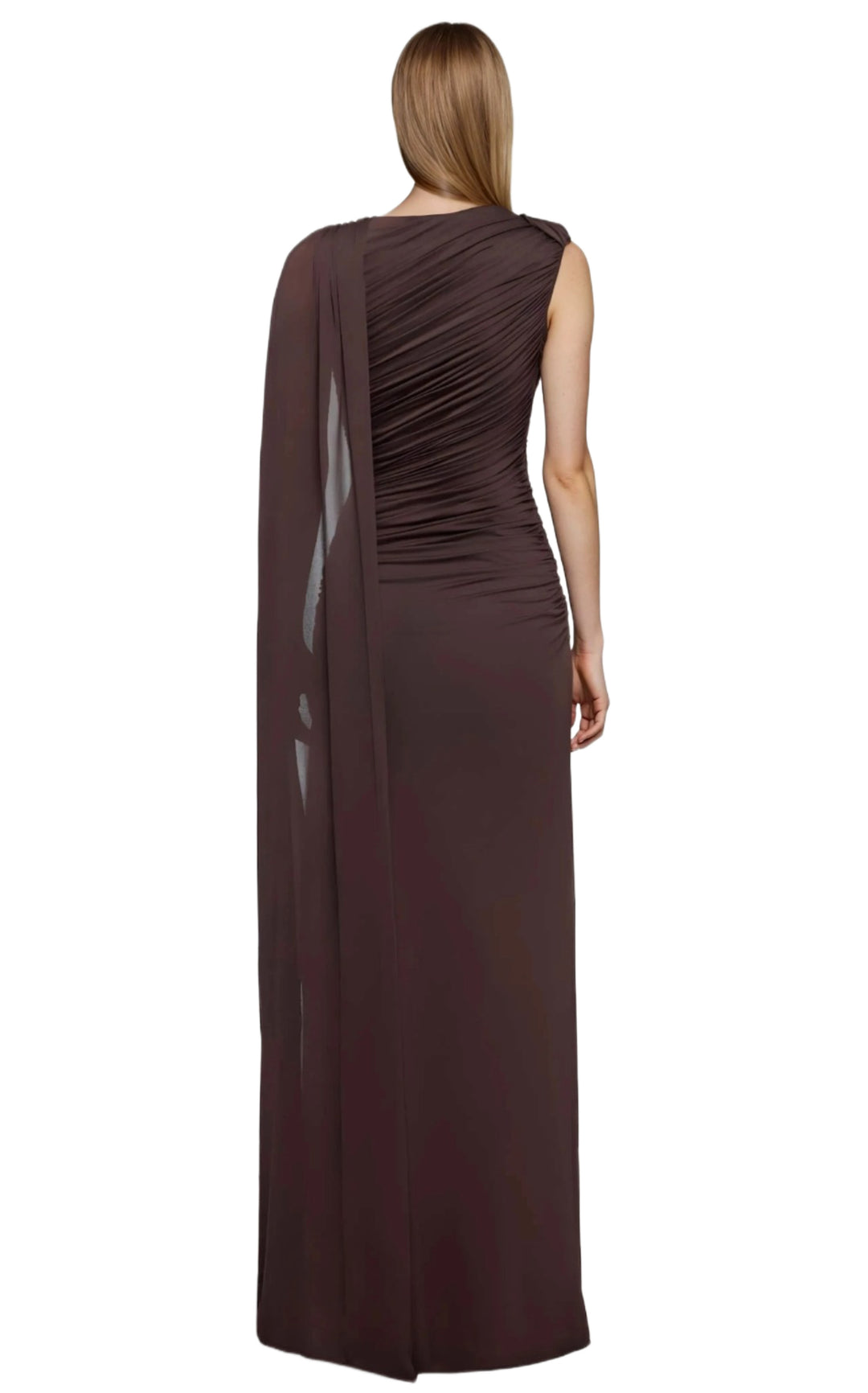 Mintaka Veil Draped Gown