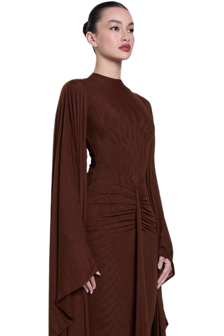 Earth Muse Draped Gown