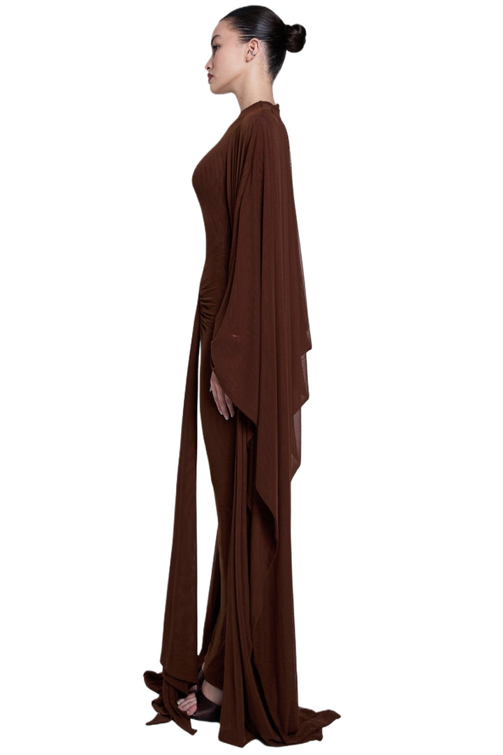 Earth Muse Draped Gown