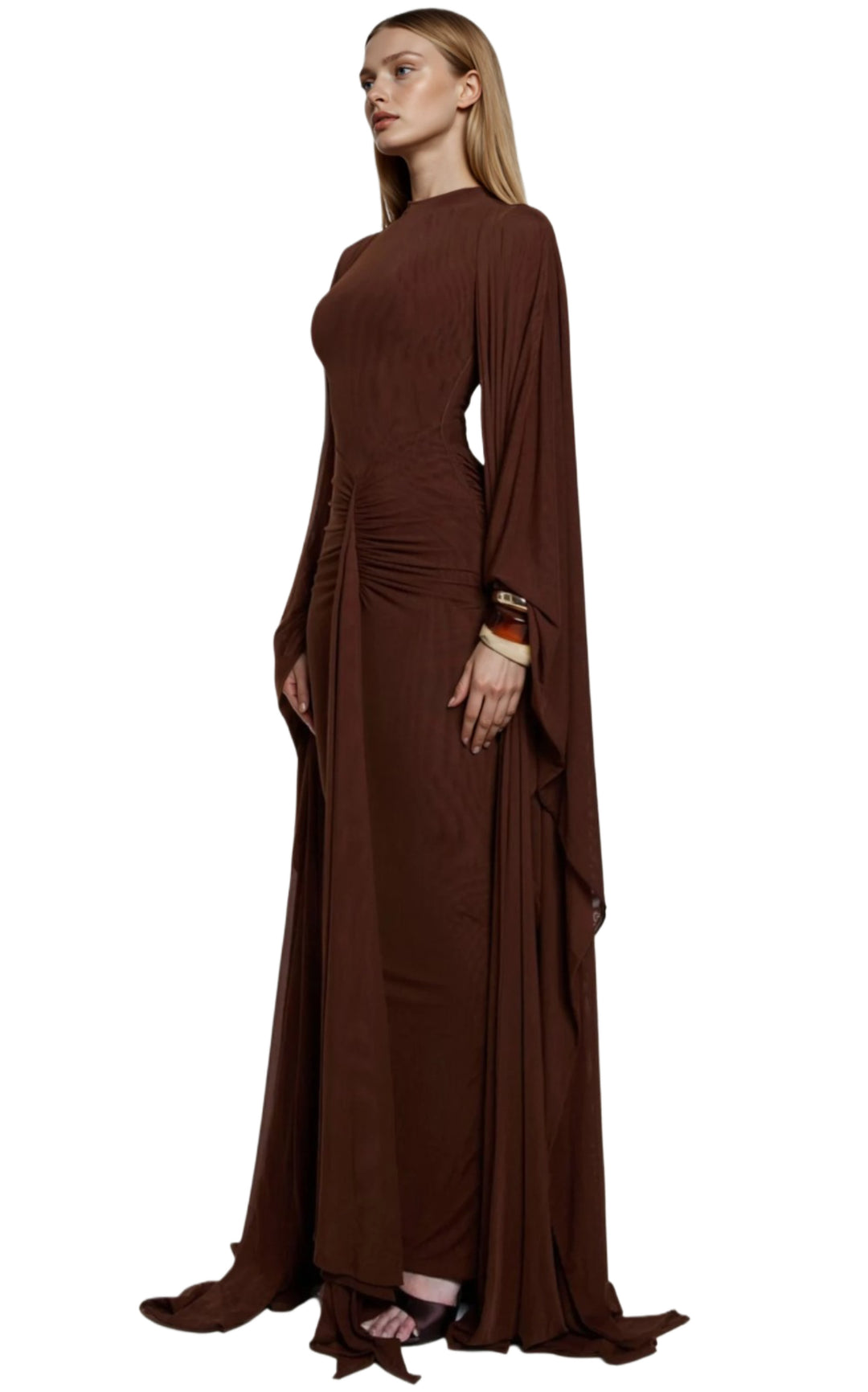 Earth Muse Draped Gown
