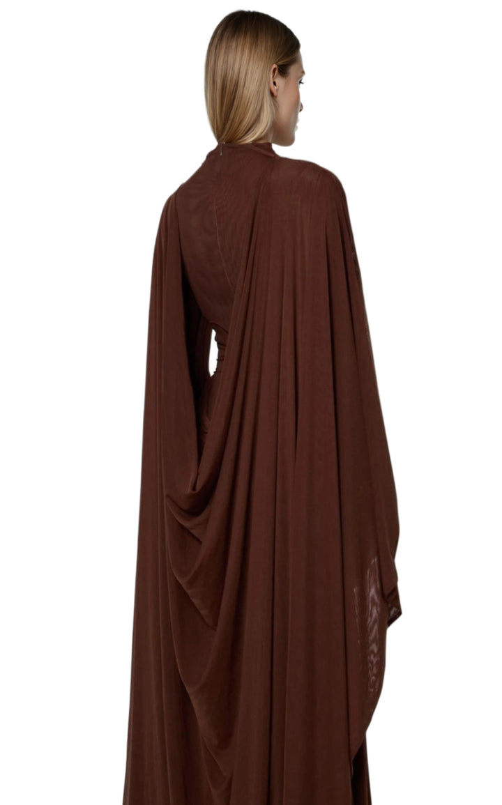 Earth Muse Draped Gown