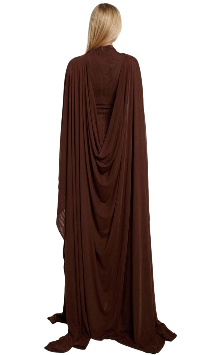 Earth Muse Draped Gown