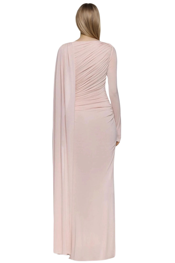 Alnitak Veil Draped Gown Long Sleeves