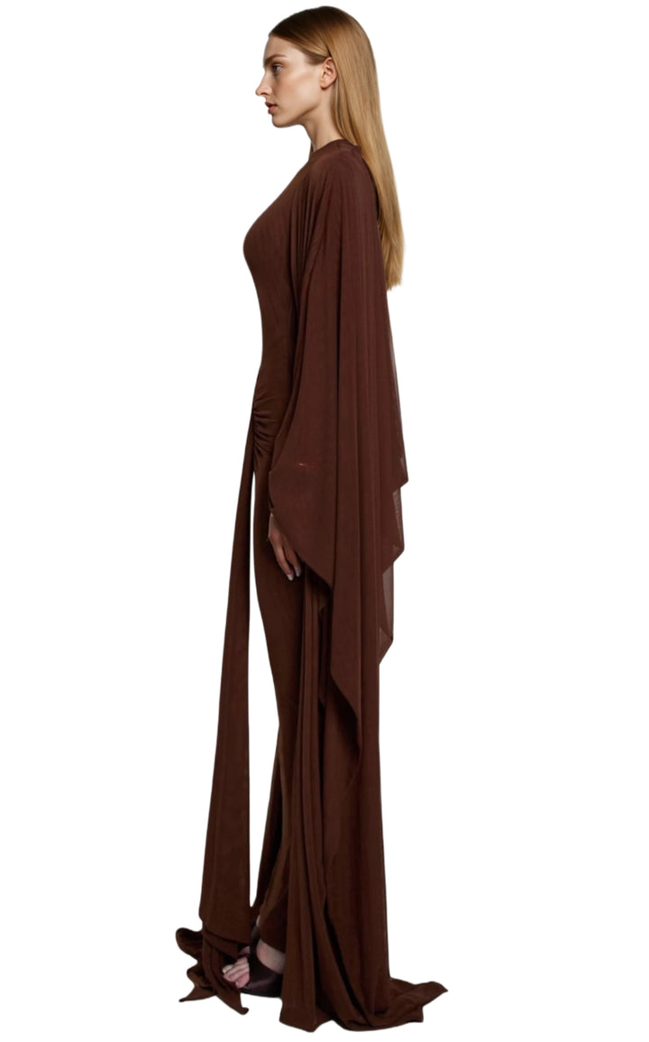 Earth Muse Draped Gown