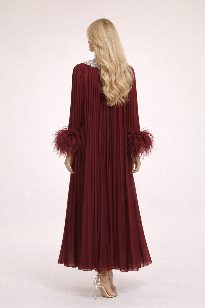 AURÉLIE PLISSÉ GOWN
