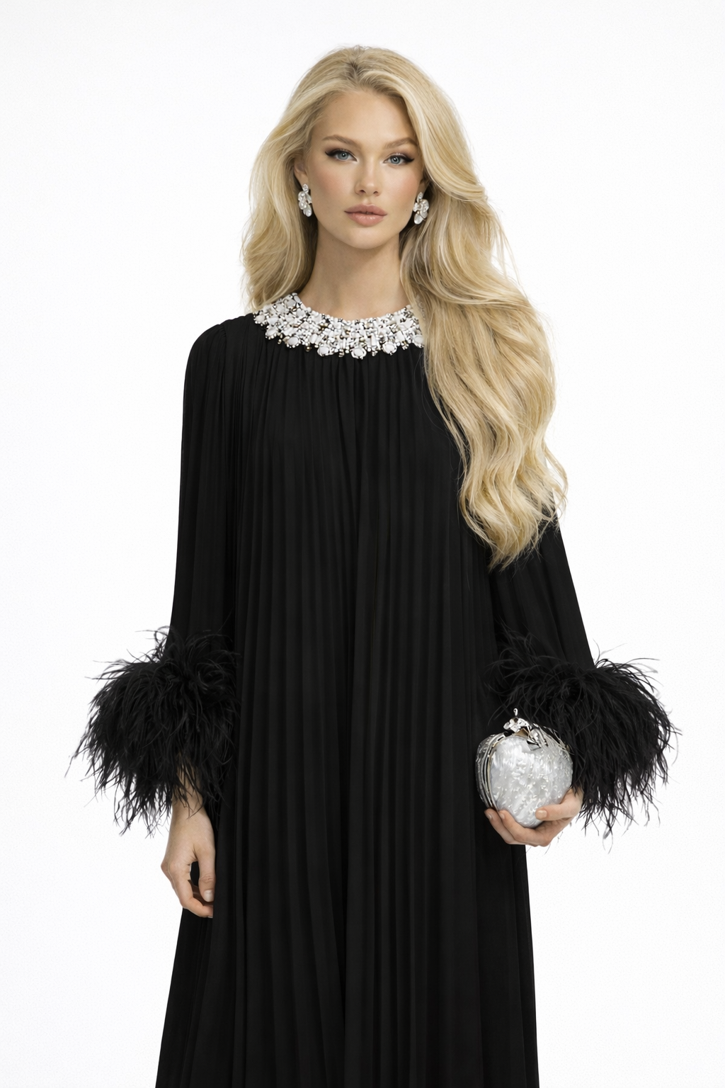 AURÉLIE PLISSÉ GOWN