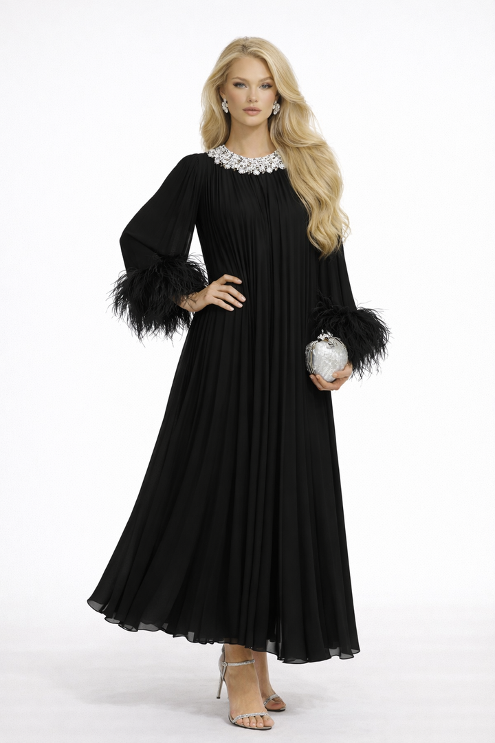 AURÉLIE PLISSÉ GOWN