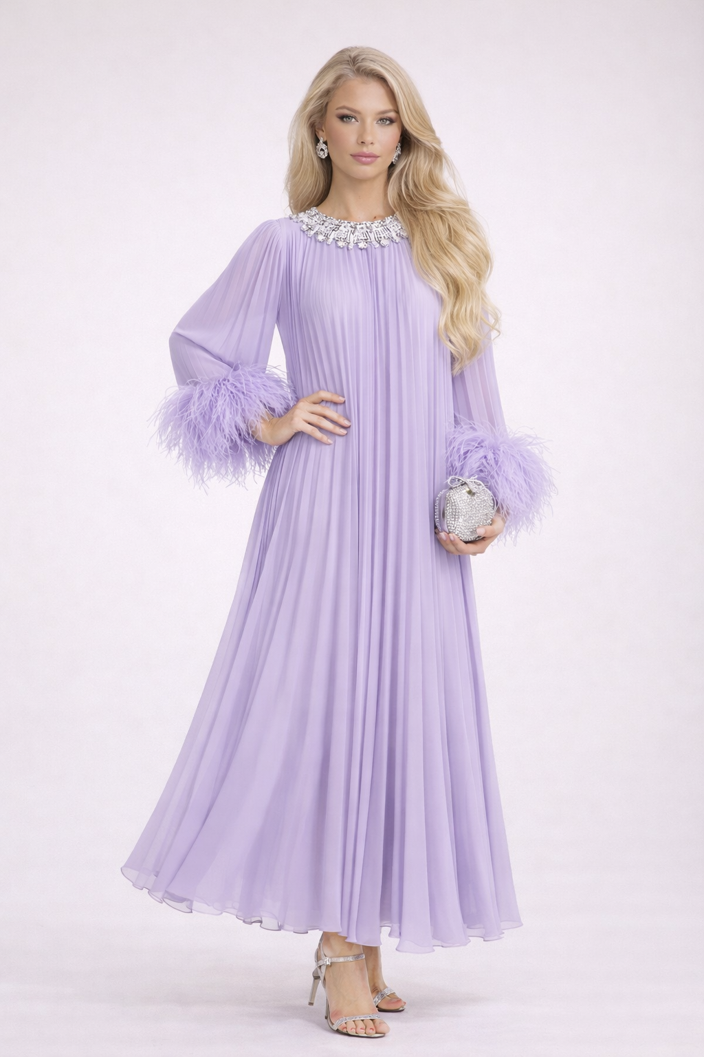 AURÉLIE PLISSÉ GOWN