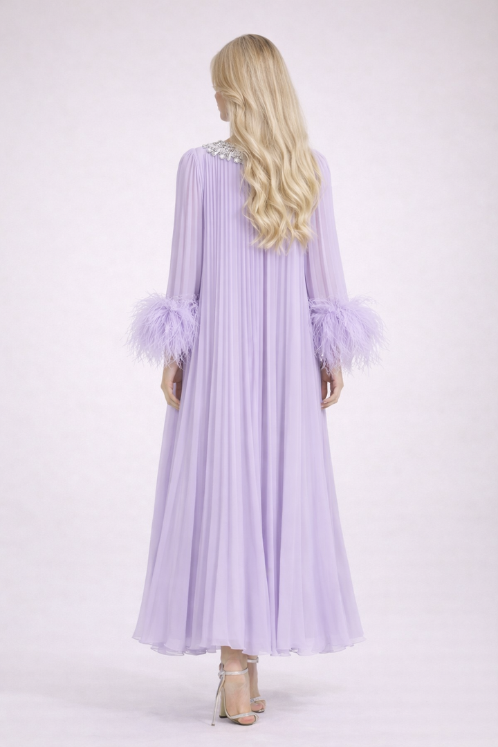 AURÉLIE PLISSÉ GOWN